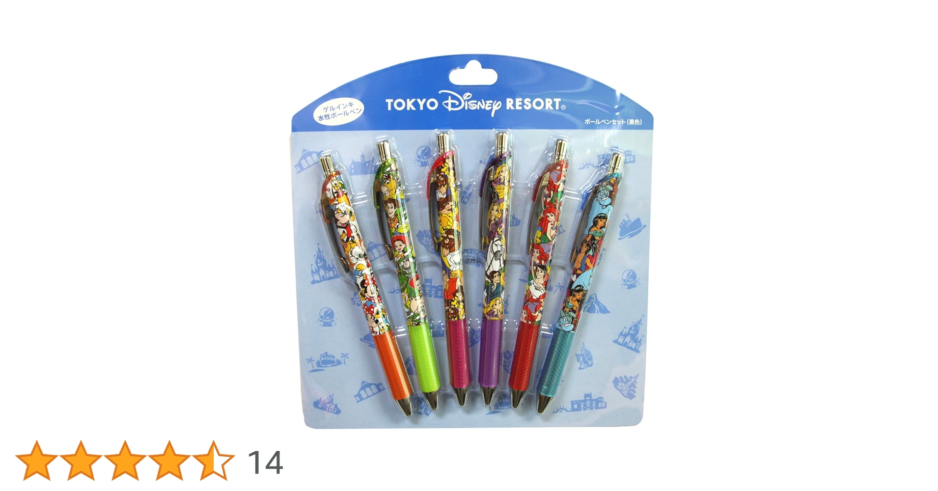 Amazon.co.jp: ディズニー ボール ペン 6本 セット キャラクター大集合